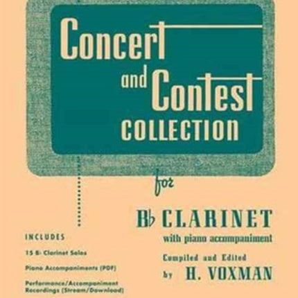 CONCERT  CONTEST COLLECTION FOR CLARINE