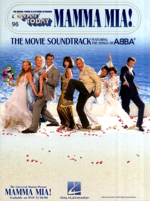 Mamma Mia - The Movie Soundtrack: E-Z Play Today Volume 96