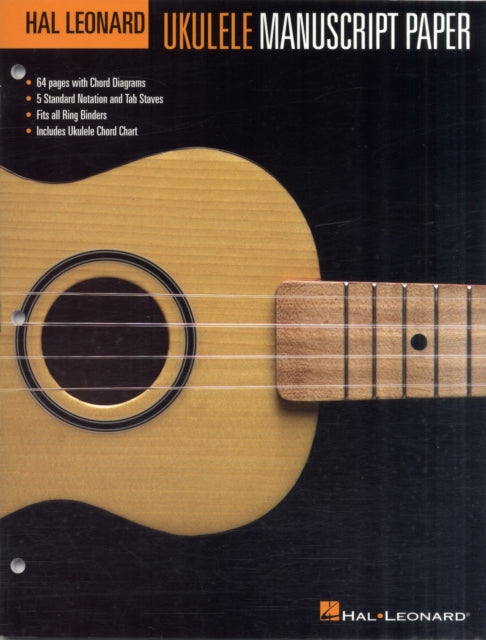 Hal Leonard Ukulele Manuscript Paper: Includes Standard Notation and Tablature