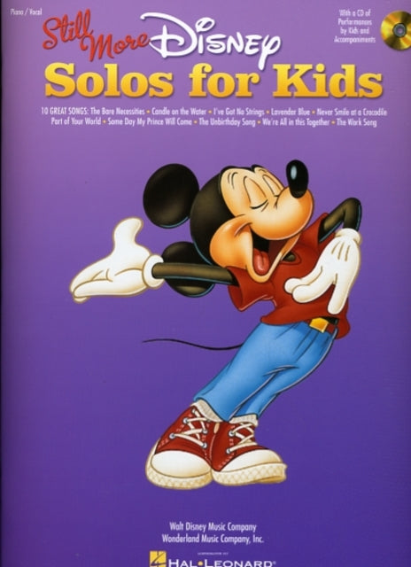 Still More Disney Solos for Kids
