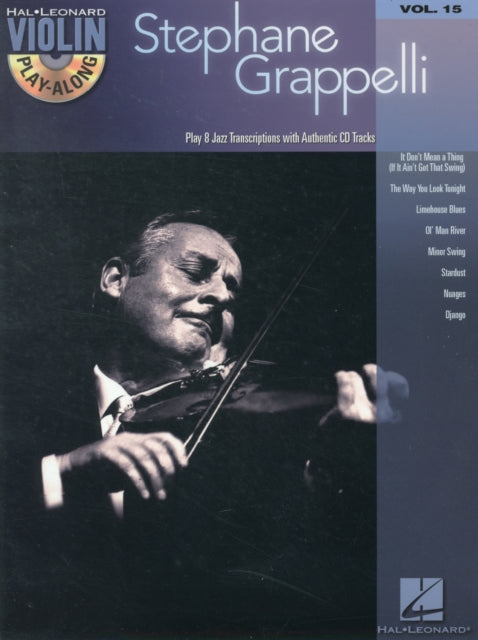 Stephane Grappelli: Violin Play-Along Volume 15