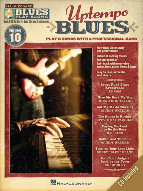 Uptempo Blues Blues PlayAlong Volume 10 Hal Leonard Blues PlayAlong