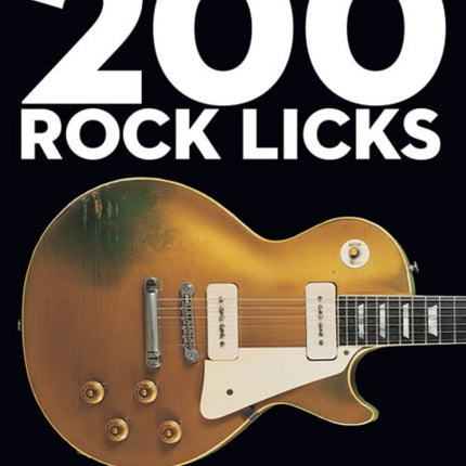 Guitar Licks Goldmine 200 Rocks Licks DVD