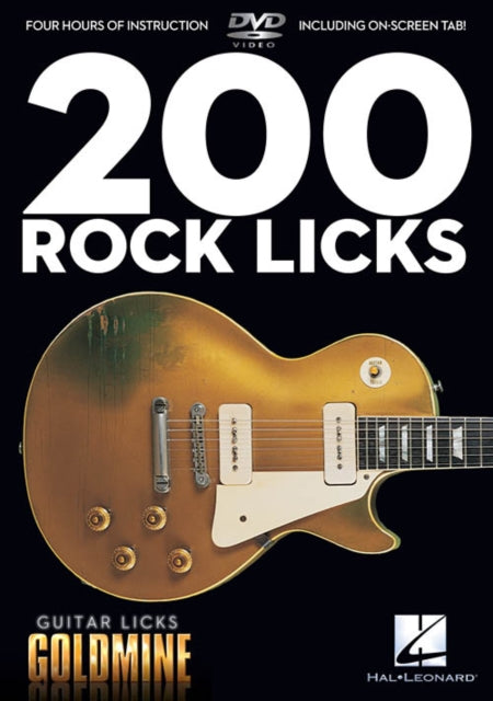 Guitar Licks Goldmine 200 Rocks Licks DVD