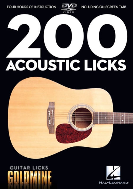 200 Acoustic Licks  Guitar Licks Goldmine