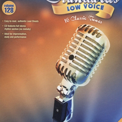 Vocal Standards Low Voice Jazz PlayAlong Volume 128 Hal Leonard Jazz PlayAlong