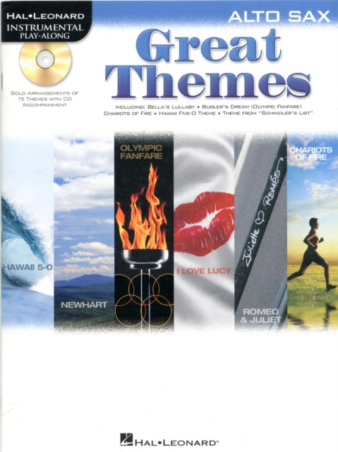 Great Themes Instrumental PlayAlong For Alto Sax Hal Leonard Instrumental PlayAlong