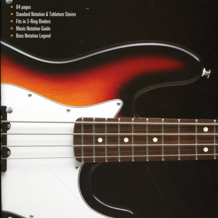 Hal Leonard Bass Guitar Manuscript Paper