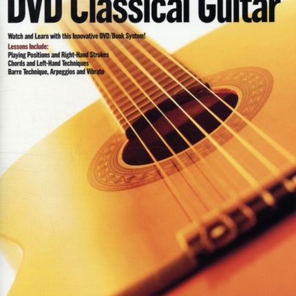 At A Glance Classical Guitar Gtr BkDvd Book  DVD