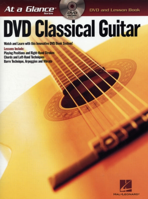 At A Glance Classical Guitar Gtr BkDvd Book  DVD