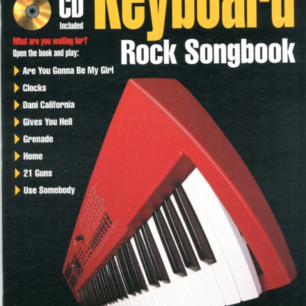 Fasttrack  Keyboard  Rock Songbook Book  CD