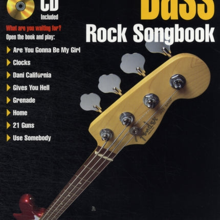 Fasttrack  Bass  Rock Songbook Book  CD