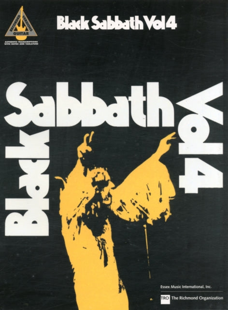 Black Sabbath Volume 4: Guitar Recorded Version