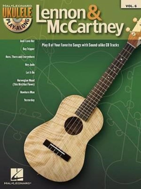 Lennon  McCartney Ukulele PlayAlong Volume 6 Hal Leonard Ukulele PlayAlong