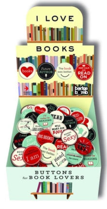 I Love Books Badge Box