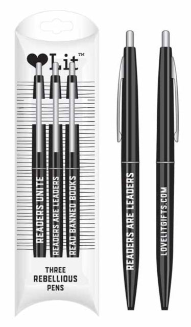 LoveLit Rebellious Pens: Mini Bic Clic set