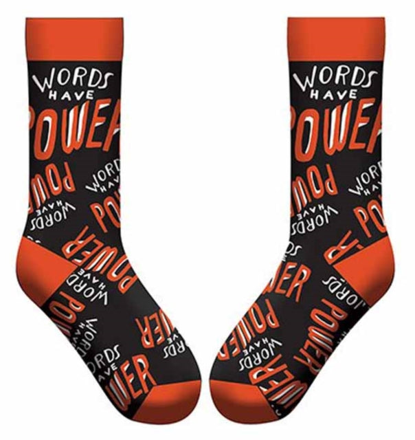 Words Have Power Socks