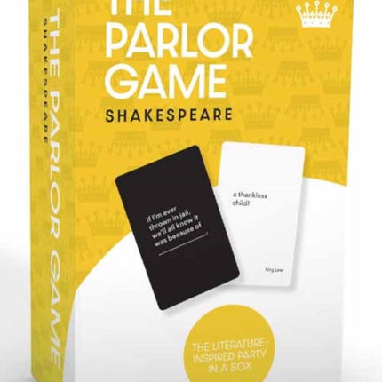 William Shakespeare the Parlor Game:  A Literature-Inspired Party in a Box