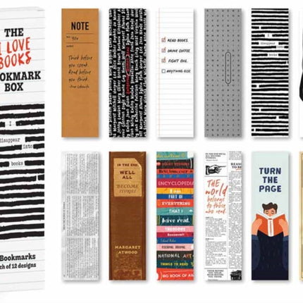I Love Books Bookmark Box