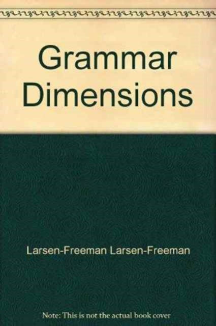 Grammar Dimensions 4 W Grammar Cafe