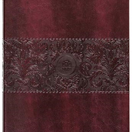 The Passion Translation New Testament with Psalms Proverbs and Song of Songs (2020 Edn) Large Print Burgundy Faux Leather