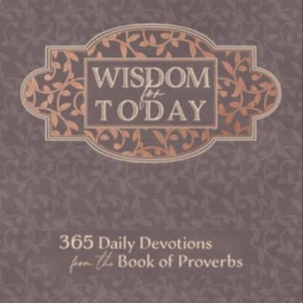 Wisdom for Today
