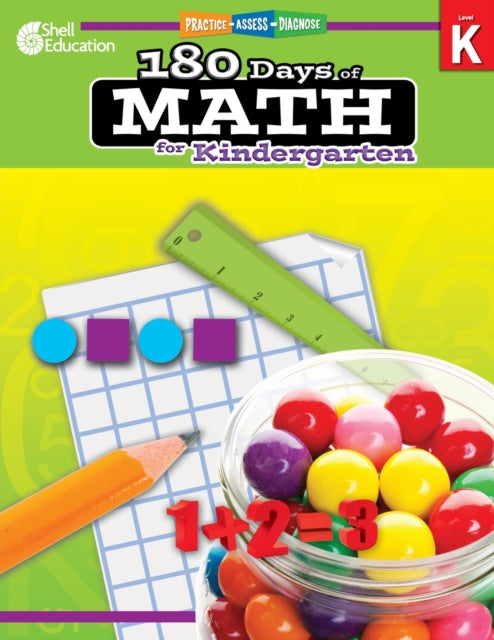 180 Days of Math for Kindergarten: Practice, Assess, Diagnose