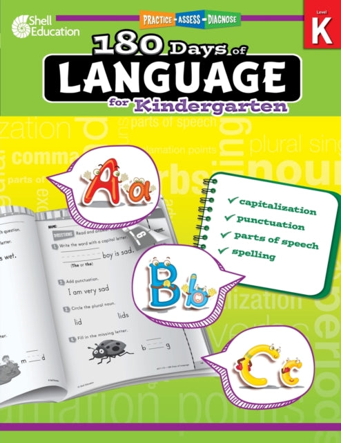 180 Days of Language for Kindergarten: Practice, Assess, Diagnose