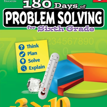 180 Days of Problem Solving for Sixth Grade: Practice, Assess, Diagnose