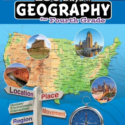 180 Days Geography for Fourth Grade
