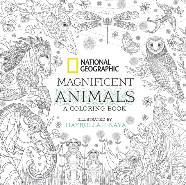 National Geographic Magnificent Animals: Coloring Book