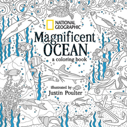 National Geographic Magnificent Ocean: A Coloring Book