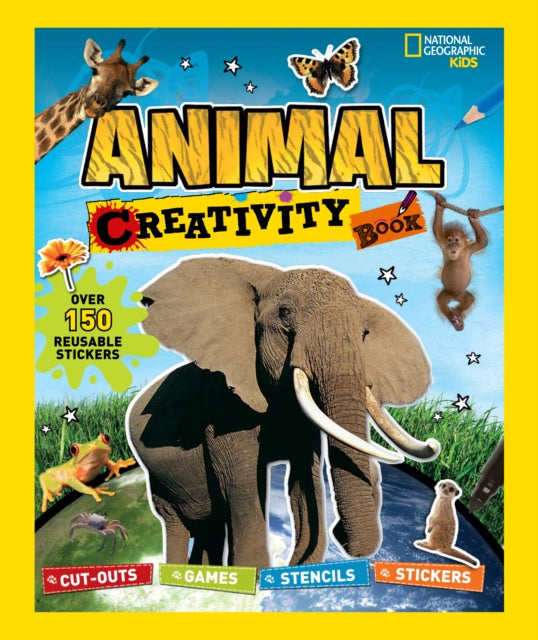 Animal Creativity Book: Cut-outs, Games, Stencils, Stickers (Activity Books)