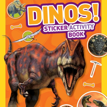 National Geographic Kids Dinos Sticker Activity Book: Over 1,000 Stickers!