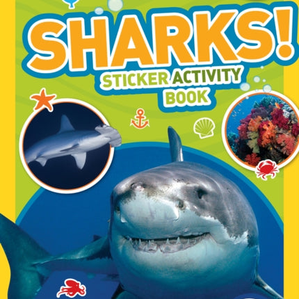 National Geographic Kids Sharks Sticker Activity Book: Over 1,000 Stickers!