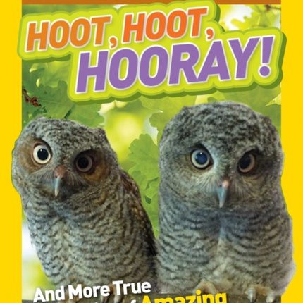 National Geographic Kids Chapters: Hoot, Hoot, Hooray!: And More True Stories of Amazing Animal Rescues (National Geographic Kids Chapters)