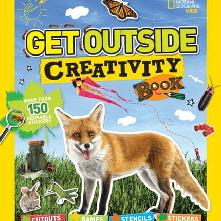 Get Outside Creativity Book: Cutouts, Games, Stencils, Stickers