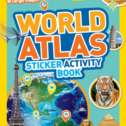 World Atlas Sticker Activity Book: Over 1,000 stickers!