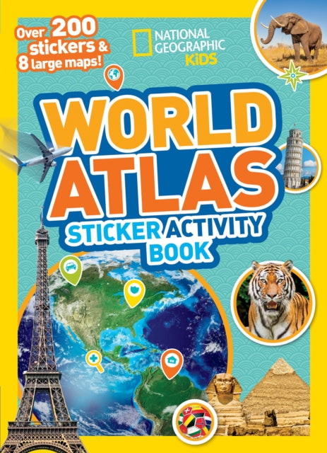 World Atlas Sticker Activity Book: Over 1,000 stickers!