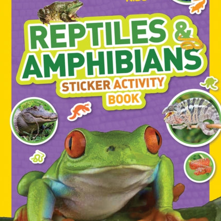 National Geographic Kids Reptiles and Amphibians Sticker Activity Book