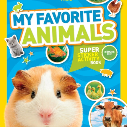 My Favourite Animals Sticker Book: Over 1,000 stickers!