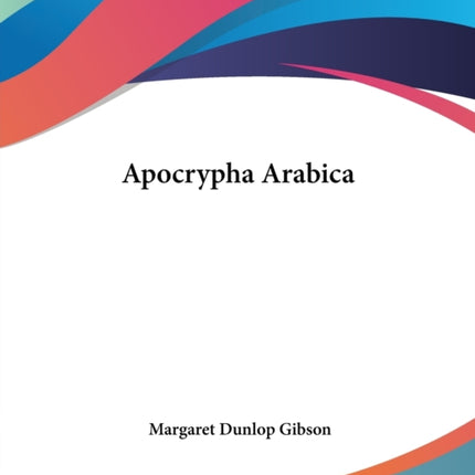 Apocrypha Arabica