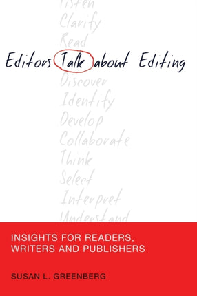 Editors Talk about Editing