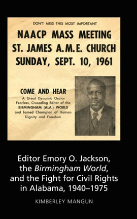 Editor Emory O. Jackson the Birmingham World and