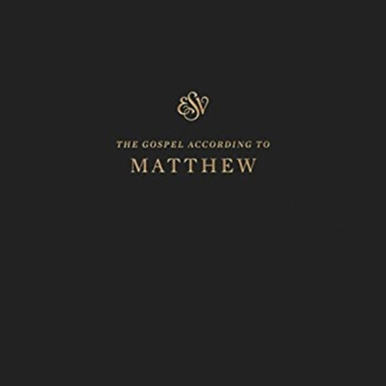 ESV Scripture Journal: Matthew (Paperback)