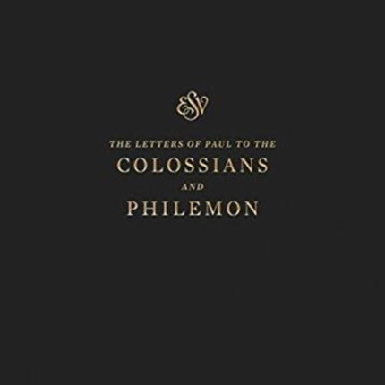 ESV Scripture Journal: Colossians and Philemon (Paperback)