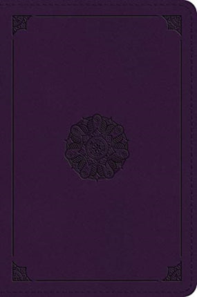 ESV Large Print Bible TruTone Lavender Emblem