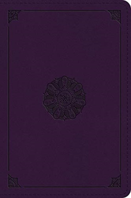 ESV Large Print Bible TruTone Lavender Emblem