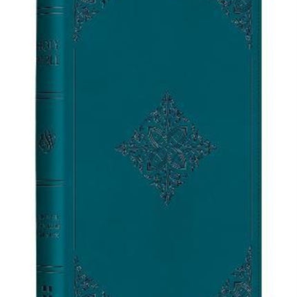 ESV Compact Bible TruTone Deep Teal Fleurdelis