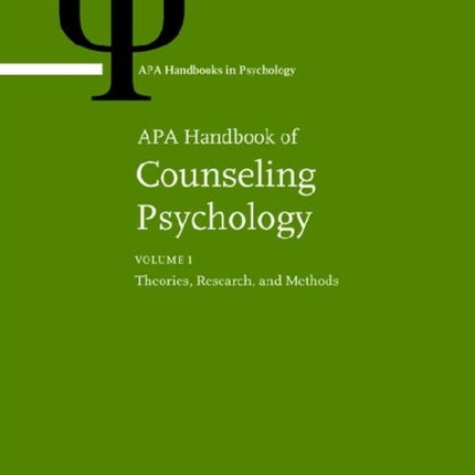 APA Handbook of Counseling Psychology